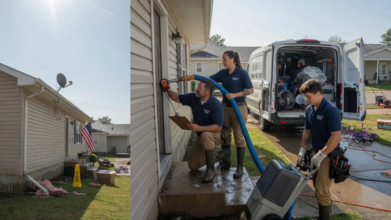 Ceiling Water Damage Restoration in Topeka, IL near me